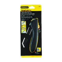 Stanley 6 in. Carbon Steel Folding Pocket Saw 9 TPI 1