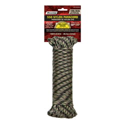 SecureLine 5/32 in. D X 50 ft. L Camouflage Braided Nylon Paracord