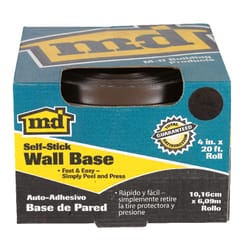 M-D Building Products 20 ft. L Prefinished Brown Vinyl Wall Base