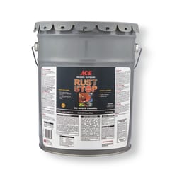 Ace Rust Stop Indoor and Outdoor Gloss Black Rust Prevention Paint 5 gal