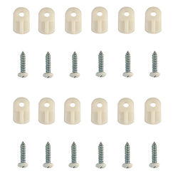 Prime-Line White Nylon Screen Clip For 1/2 inch 25 pk