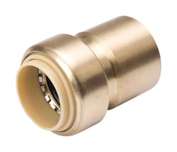 ProLine Push to Connect Push T FPT Brass Valve Adapter
