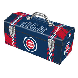 Windco Chicago Cubs 16.25 in. MLB Art Deco Tool Box Blue/Red