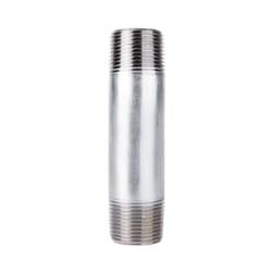 BK Products 1-1/4 in. MPT T Galvanized Steel 5 in. L Nipple