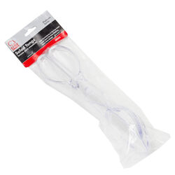 Chef Craft 3-1/2 in. W X 11-1/4 in. L Clear Plastic Tongs