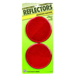 Hy-Ko Round Red Reflectors 2 pk