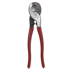 Klein Tools 9-1/2 in. L Red High-Leverage Cable Cutter 24 Ga.