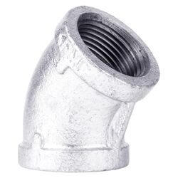 BK Products 1 in. FPT T X 1 in. D FPT Galvanized Malleable Iron Elbow