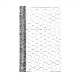 Garden Craft 36 in. H X 50 ft. L 20 Ga. Silver Poultry Netting