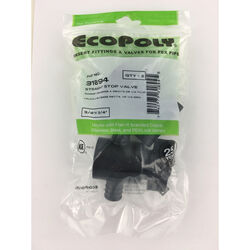 Flair-It Ecopoly 3/4 in. Crimp T X 3/4 in. S Plastic Straight Stop Valve