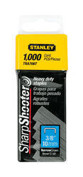 Stanley Sharp Shooter 27/64 in. W X 3/8 in. L Narrow Crown Heavy Duty Staples 1000 pk