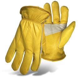 Boss Therm Men's Indoor/Outdoor Insulated Cold Weather Gloves Yellow L 1 pair