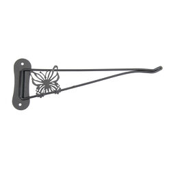 Panacea Black Metal Butterfly Plant Hook