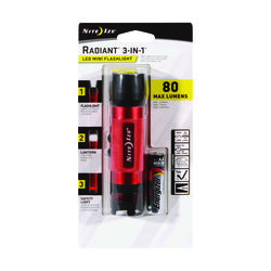 Nite Ize 3-in-1 Mini 80 lm Red LED Flashlight AA Battery