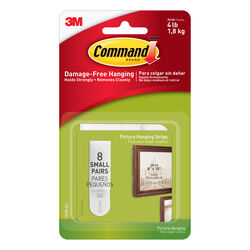 Command White Picture Hanger 4 lb 1 pk