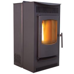 Castle Serenity EPA Certified 1500 sq ft Wood Pellet Stove 40 lb. cap.