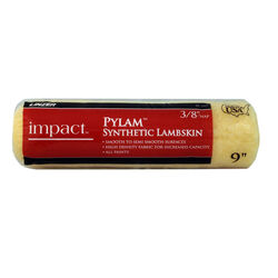 Linzer Impact Pylam Synthetic Lambskin 9 in. W X 3/8 in. S Regular Paint Roller Cover 1 pk
