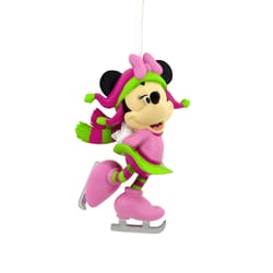 Hallmark Multicolored Minnie Mouse Skating Ornament