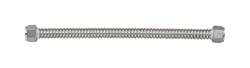 Ace 1 in. FIP T X 1 in. D FIP 18 in. Corrugated Stainless Steel Water Heater Supply Line
