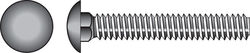Hillman 1/4 in. P X 5 in. L Hot Dipped Galvanized Steel Carriage Bolt 100 pk