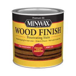 Minwax Wood Finish Semi-Transparent Honey Oil-Based Oil-Based Wood Stain 0.5 pt