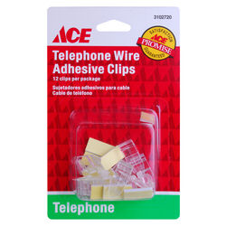 Ace 0 ft. L Clear Modular Telephone Line Cable