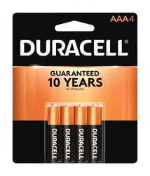 Duracell Coppertop AAA Alkaline Batteries 4 pk Carded