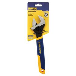 Irwin Vise-Grip 1-1/4 S Metric and SAE Adjustable Wrench 10 in. L 1 pc