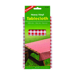 Coghlan's Red Vinyl Tablecloth 4.5 ft. 6 ft.