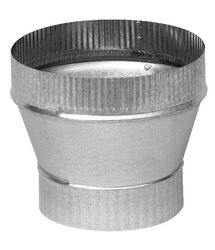 Imperial 6 in. D X 8 in. D Galvanized Steel Furnace Pipe Reducer