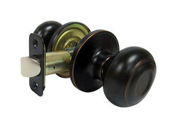 Faultless Fancy Mushroom Polished Brass Metal Passage Door Knob 3 Grade Right Handed