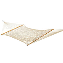 Hammock Source 55 in. W X 82 in. L 2 person White Rope Hammock