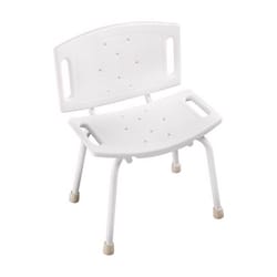 Delta White Tub and Shower Chair Plastic 28-3/4 in. H X 11 in. L