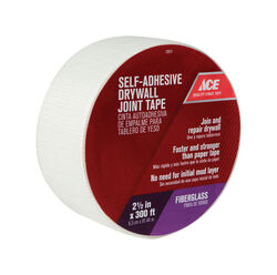 Ace 300 ft. L X 2.5 in. W Fiberglass Mesh White Self Adhesive Drywall Joint Tape