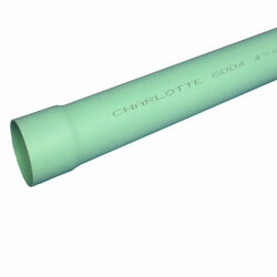 Charlotte Pipe PVC Sewer Main 4 in. D X 10 ft. L Bell 0 psi