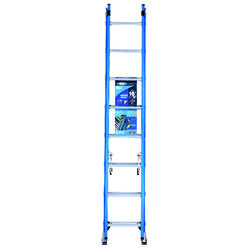 Werner 16 ft. H X 18.13 in. W Fiberglass Extension Ladder Type 1 250 lb