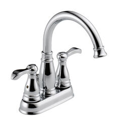 Delta Porter Chrome Two Handle Lavatory Faucet 4 in.
