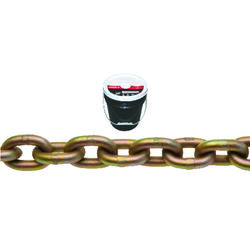 Campbell Chain 3/8 in. Oval Link Carbon Steel Transport Chain 3/8 in. D X 75 ft. L