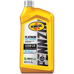 Pennzoil Platinum 0W-20 4-Cycle Synthetic Motor Oil 1 qt