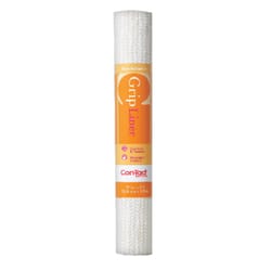 Con-Tact Brand Grip 5 ft. L X 12 in. W White Non-Adhesive Shelf Liner