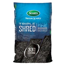 Scotts Nature Scapes Triple Shred Black Extra Fine Color-Enhanced Mulch 1.5 ft³