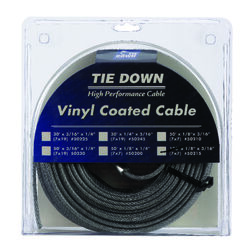 Tie Down Engineering Vinyl Coated Galvanized Steel 1/8 in. D X 100 ft. L Aircraft Cable