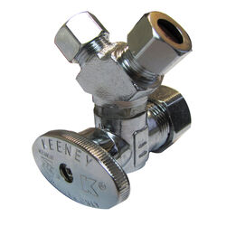 Plumb Pak 5/8 in. Compression T X 3/8 in. S Compression Brass 3-Way Valve