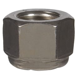 Hillman 1/2 in. Stainless Steel SAE Nylon Lock Nut 25 pk