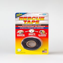 Rescue Tape Black 1 in. W X 12 ft. L Silicone Tape