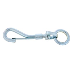 Campbell Chain 3/4 in. D X 4-1/8 in. L Zinc-Plated Iron Spring Snap 80 lb