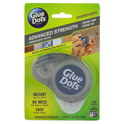 Glue Dots Advanced Strength Permanent Bond Glue Double-Sided Adhesive Dispenser 125 pc