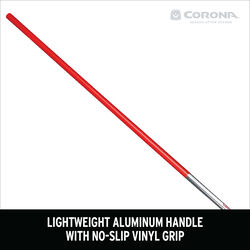 Corona 60.5 in. L X 8 in. W Steel Shrub Rake Aluminum Handle