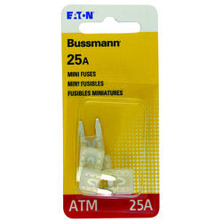 Bussmann 25 amps ATM Clear Blade Fuse 5 pk