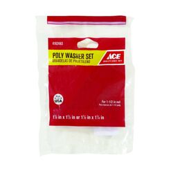 Ace 1-1/2 in. D Poly Poly Washer 2 pk